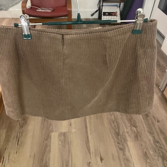 Sandy Liang Taupe Crombie Miniskirt - Picture 4 of 4